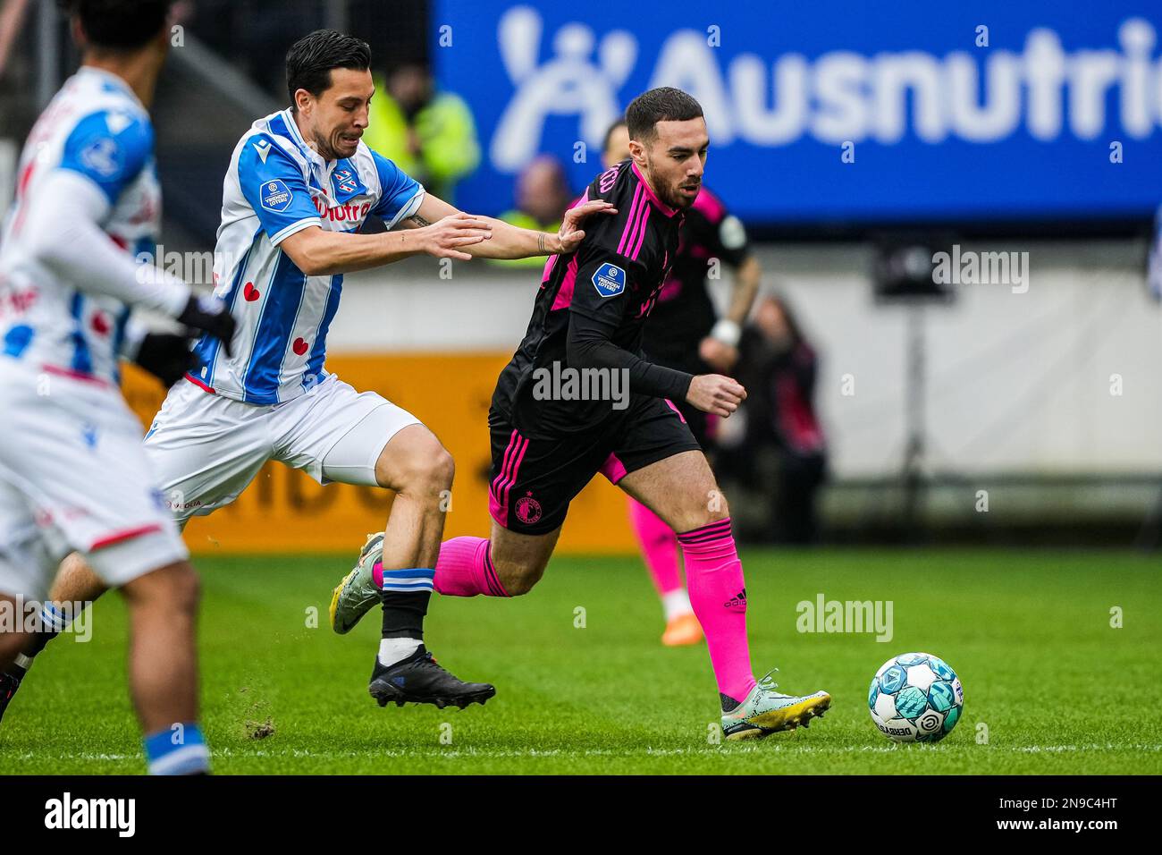 Heerenveen - Thom Haye of SC Heerenveen, Orkun Kokcu of Feyenoord ...