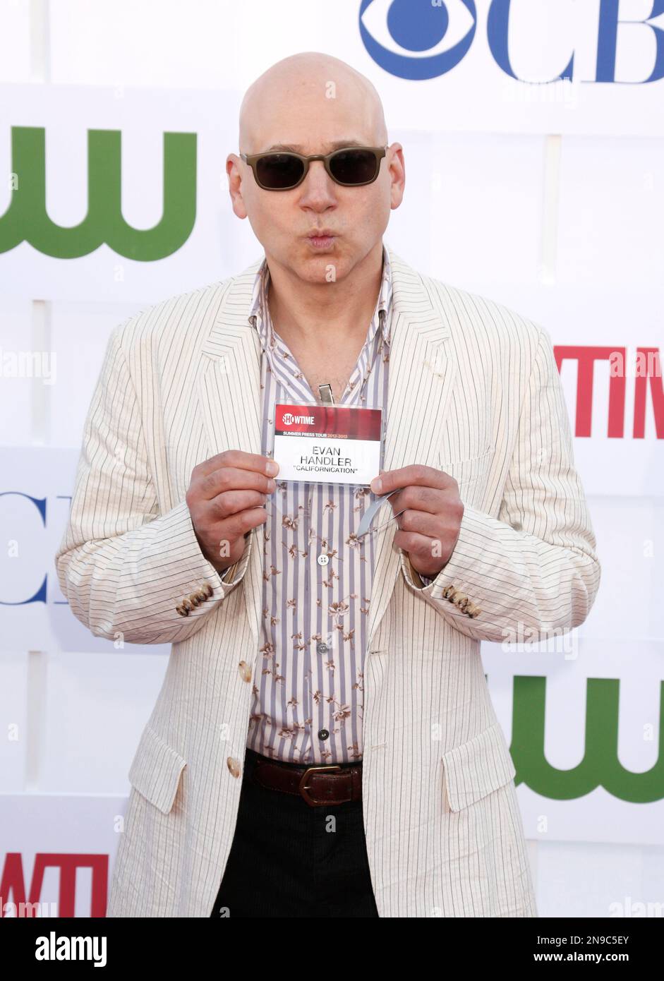 Evan Handler arrives at the CBS, Showtime and The CW 2012 TCA summer
