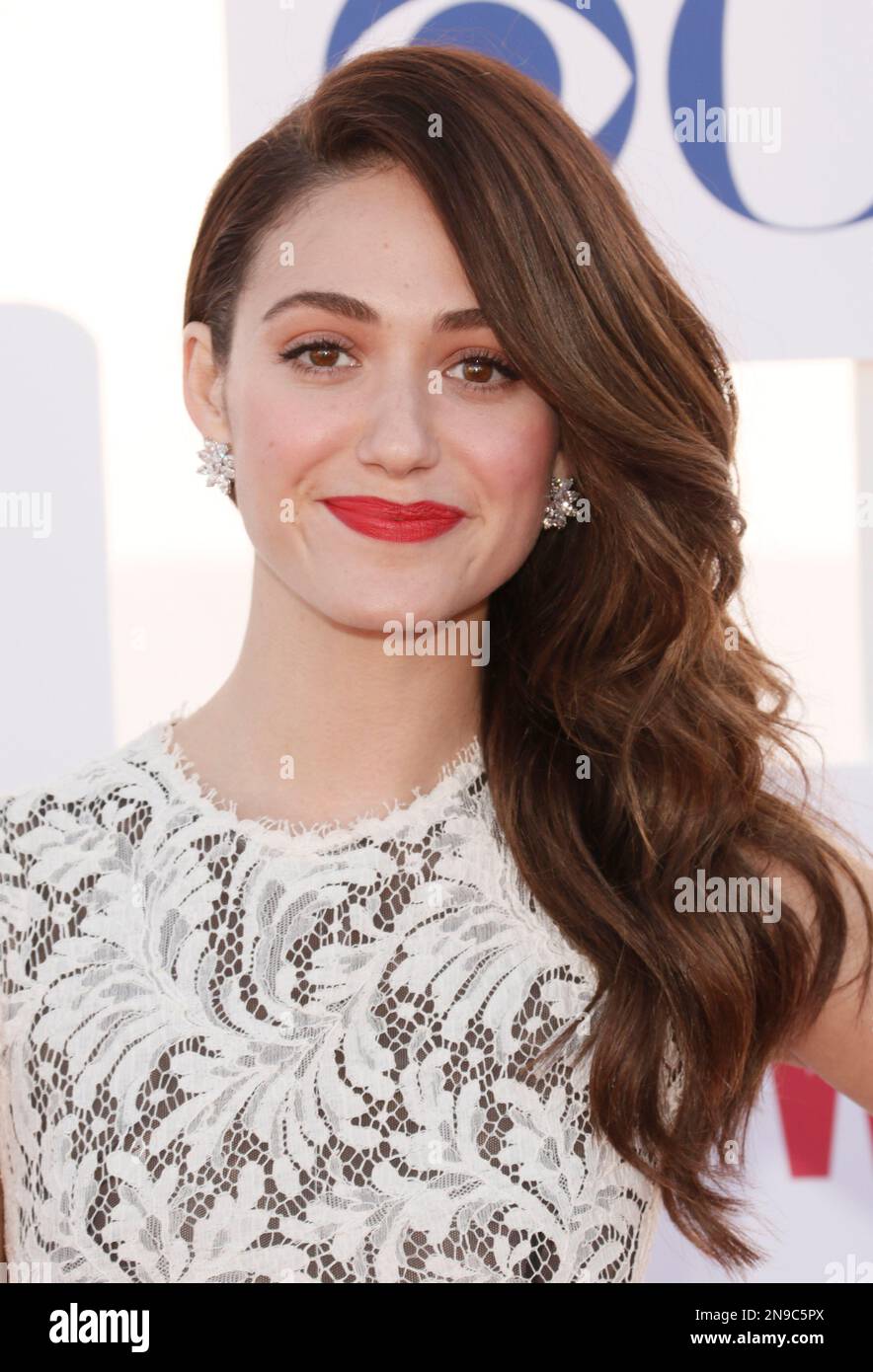 Emmy Rossum arrives at the CBS, Showtime and The CW 2012 TCA summer ...