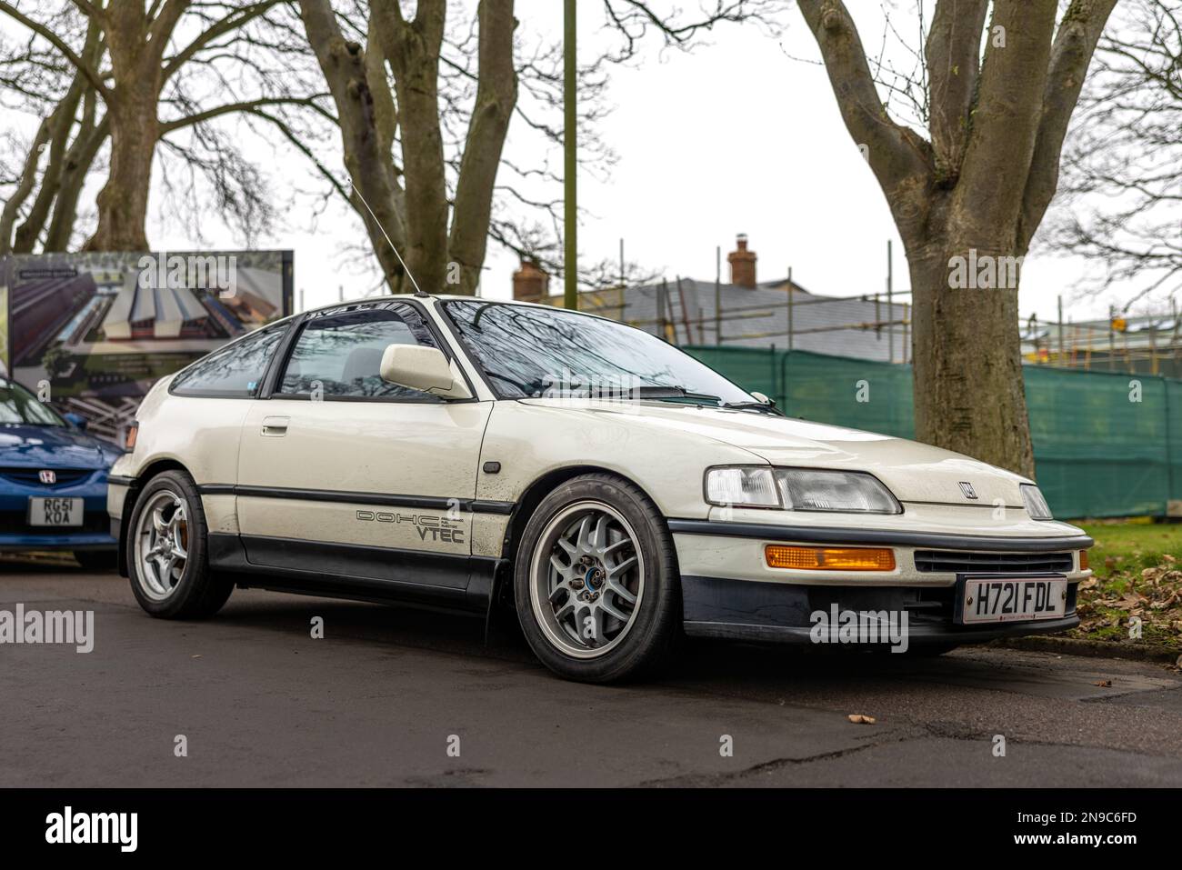 1991 Honda CR-X, on display at the Japanese Assembly held at Bicester Heritage Centre on the 29th January 2023. Stock Photo
