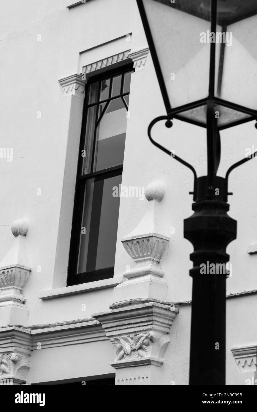 Old english mansions Black and White Stock Photos & Images - Alamy
