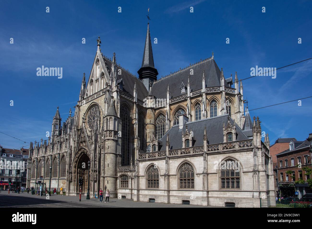 Church of Our Lady of Victories at The Sablon in Brussels. Belgium. A