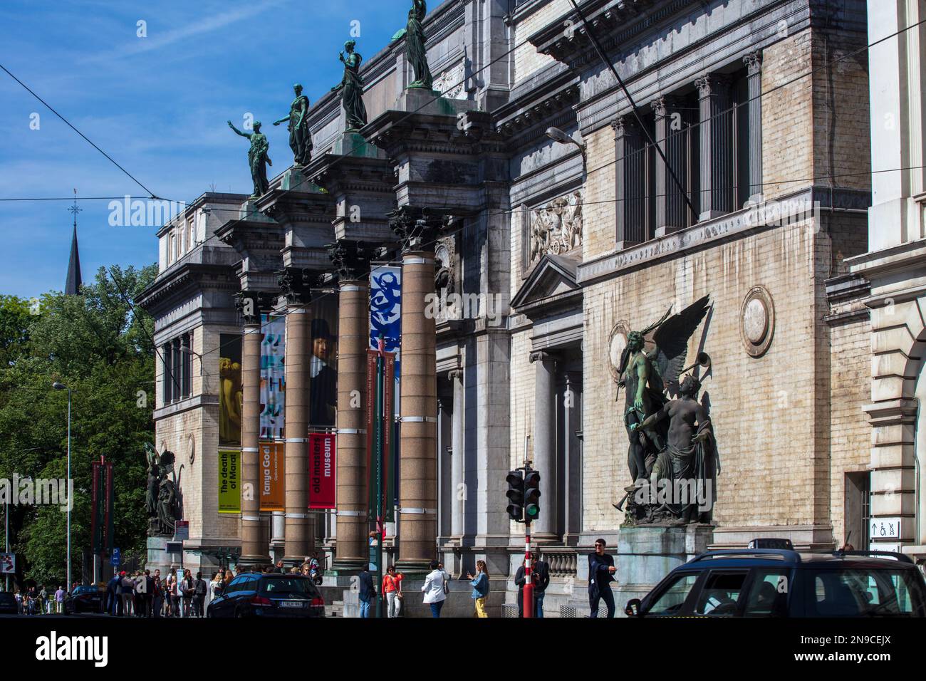 Brussels Royal Fine Art Museum. Belgium Stock Photo Alamy