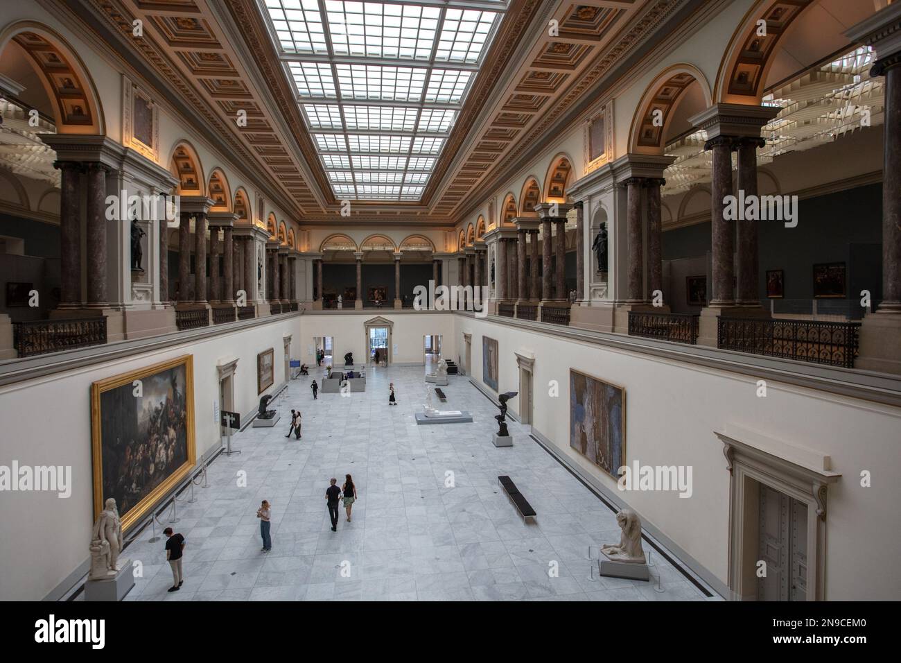 Brussels Royal Fine Art Museum. Belgium. Stock Photo