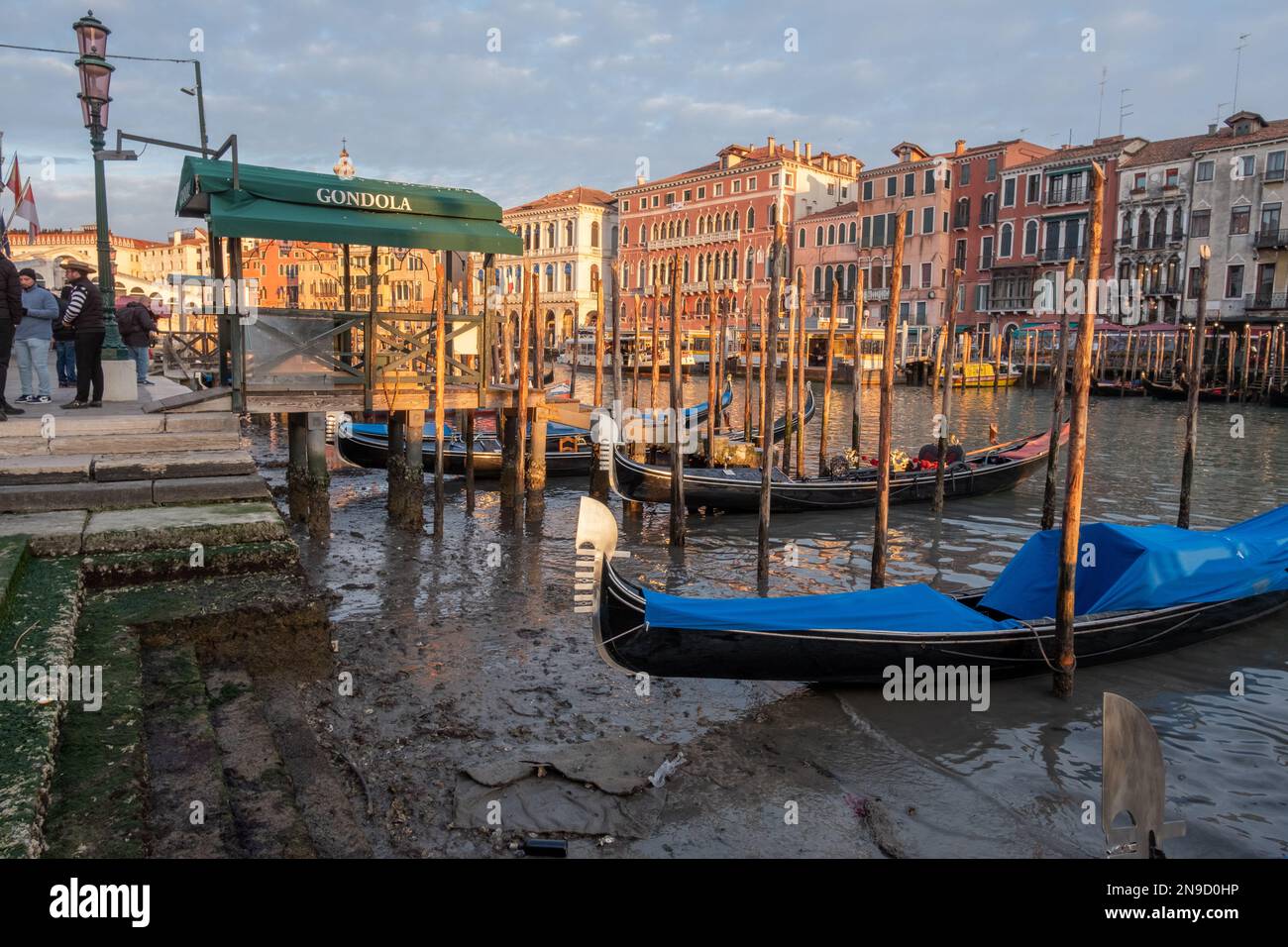 Low tide in Venice Stock Photo Alamy