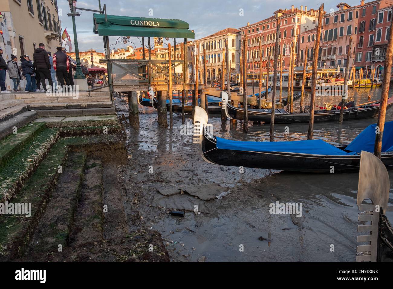 Low tide in Venice Stock Photo Alamy