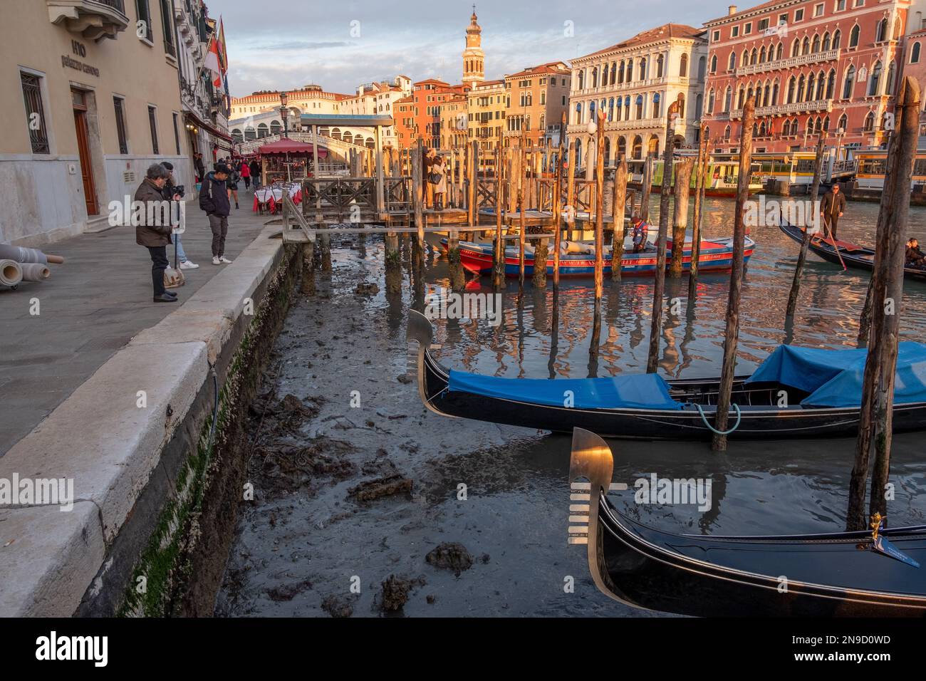 Low tide in Venice Stock Photo Alamy