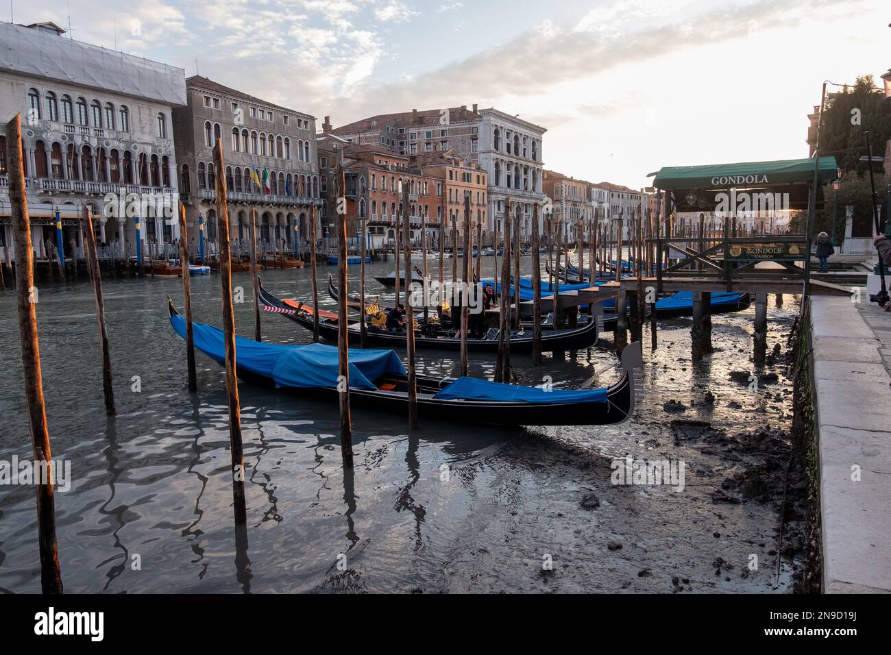 Low tide in Venice Stock Photo Alamy