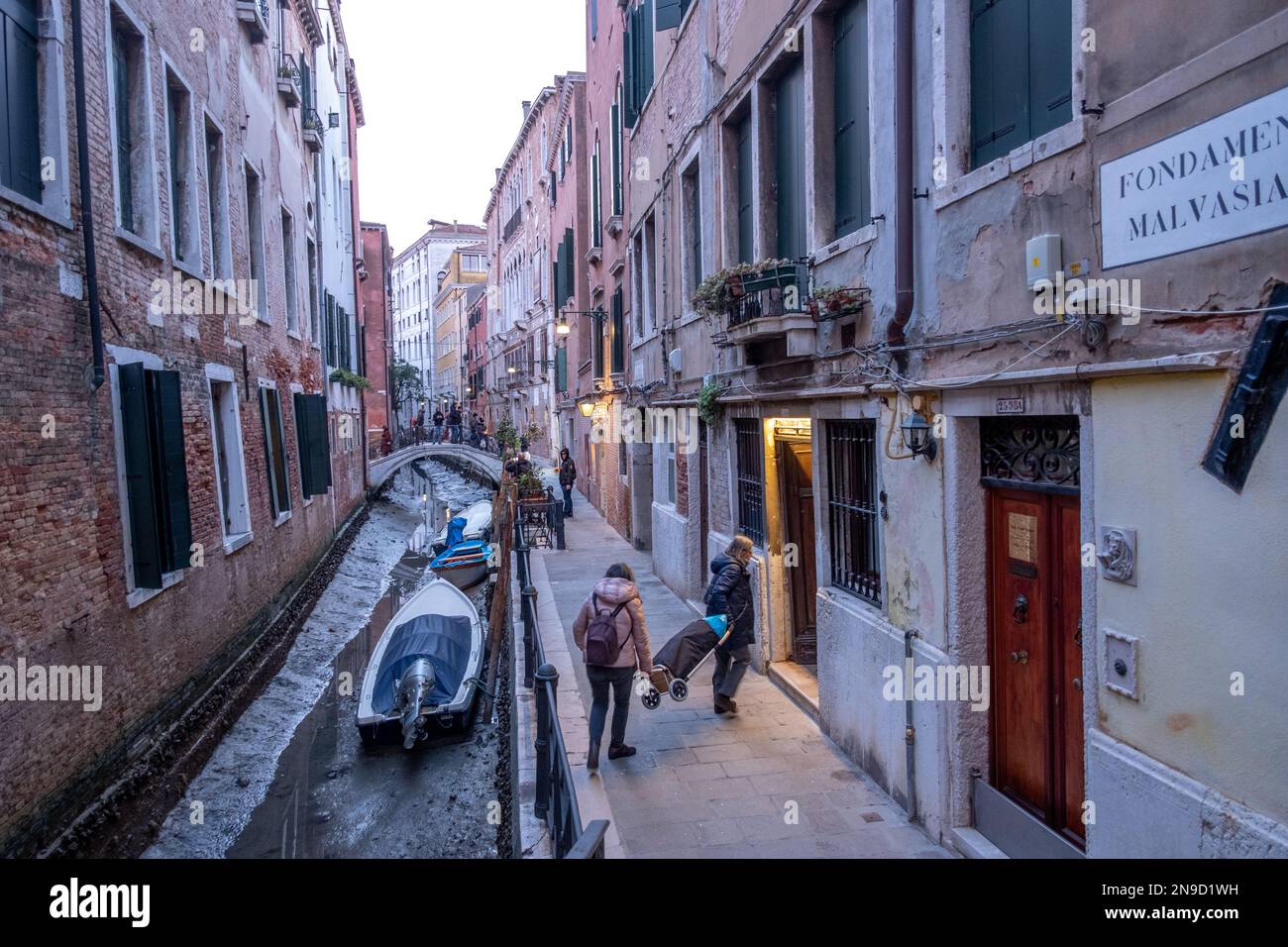 Low tide in Venice Stock Photo Alamy