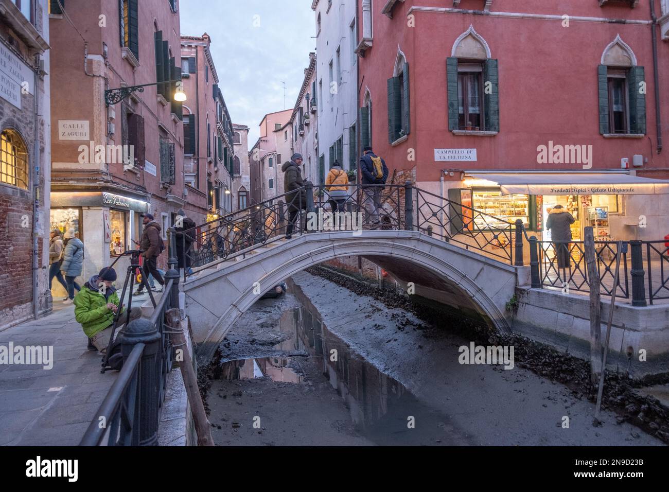 Low tide in Venice Stock Photo Alamy