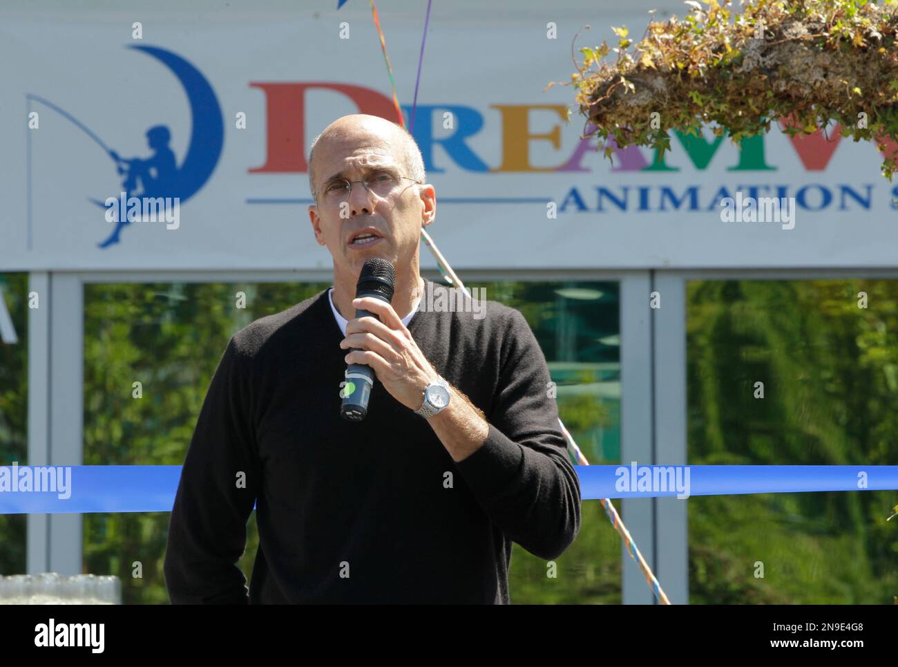DreamWorks Animation CEO Jeffrey Katzenberg during a ground breaking ...