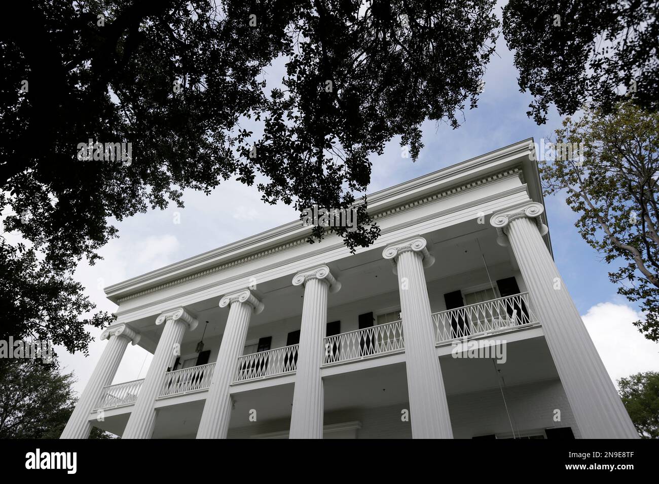 The restored Texas Governor's Mansion is seen Wednesday, July 18, 2012 ...