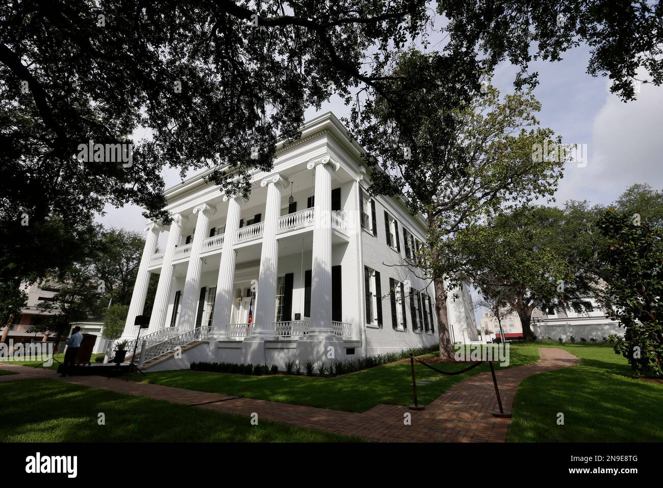 The restored Texas Governor's Mansion is seen Wednesday, July 18, 2012 ...