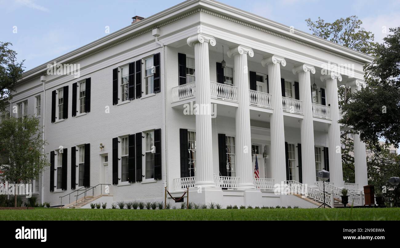 The restored Texas Governor's Mansion is seen Wednesday, July 18, 2012 ...
