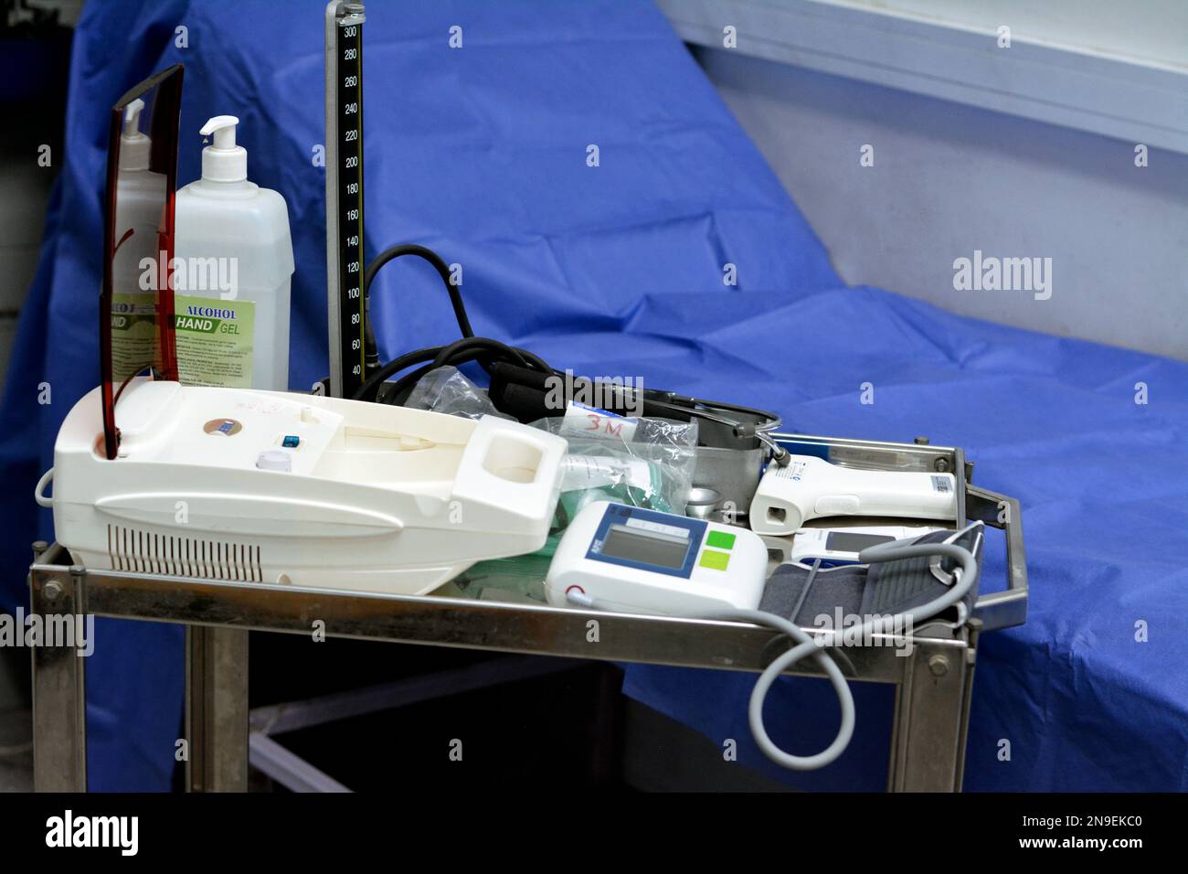 Cairo, Egypt, February 11 2023 A medical center, clinic, a place for first aid in emergency