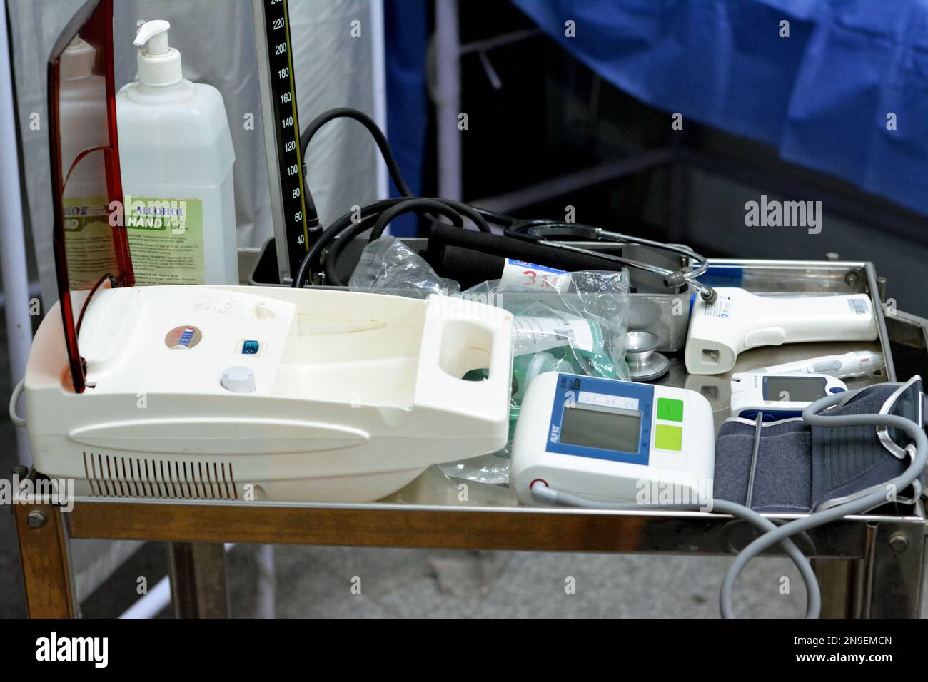 Cairo, Egypt, February 11 2023 A medical center, clinic, a place for