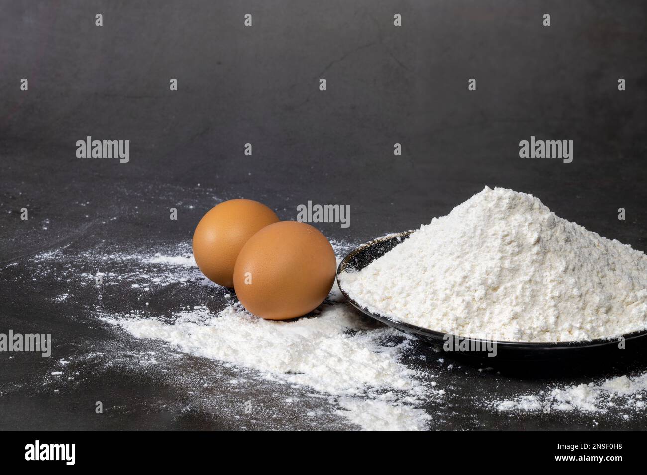 Allpurpose flour and eggs are common ingredients used in many recipes