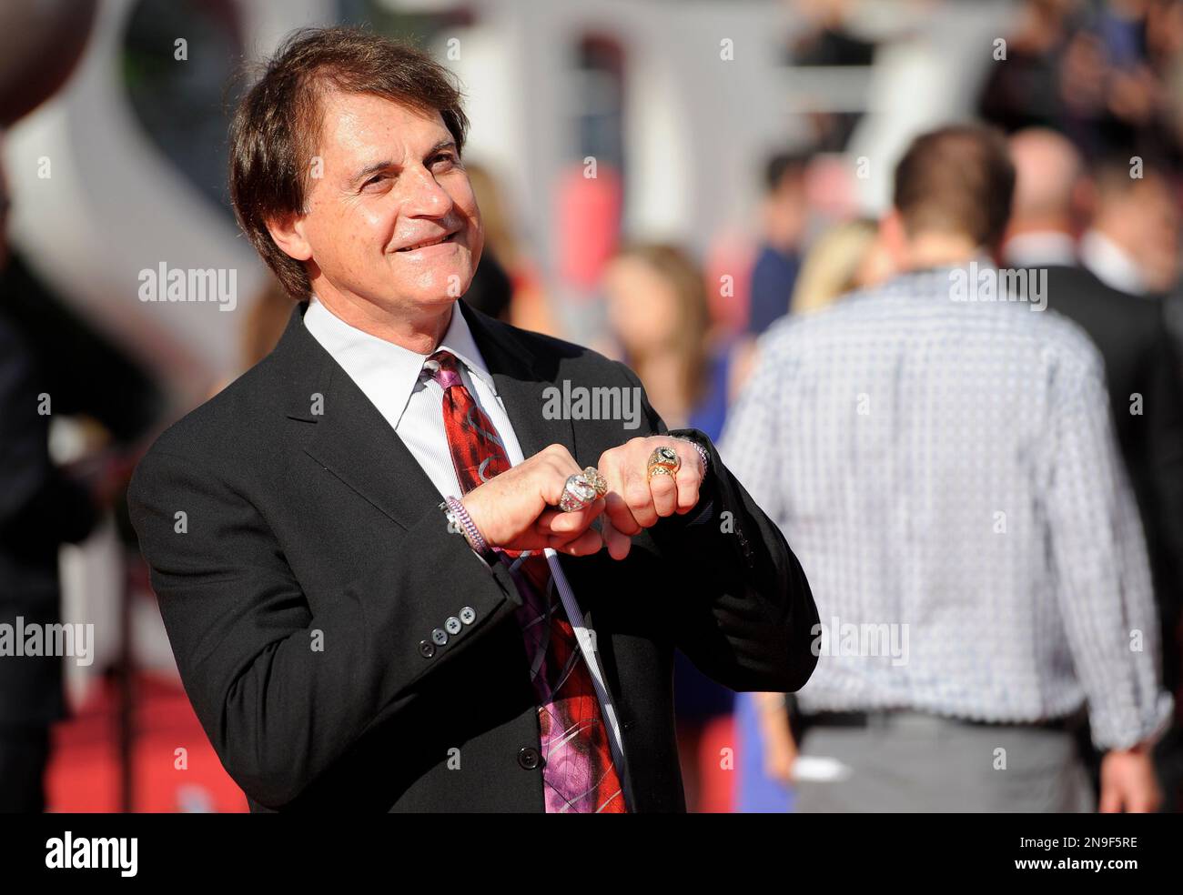 Tony La Russa arrives at the ESPY Awards on Wednesday, July 11, 2012