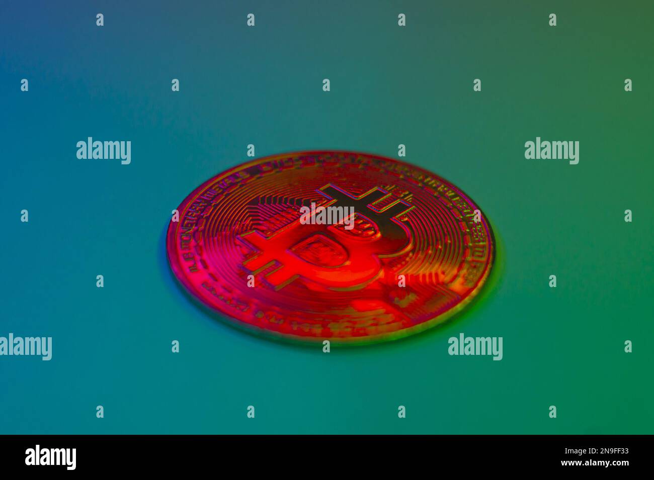 Cryptocurrency red coin hi-res stock photography and images - Alamy