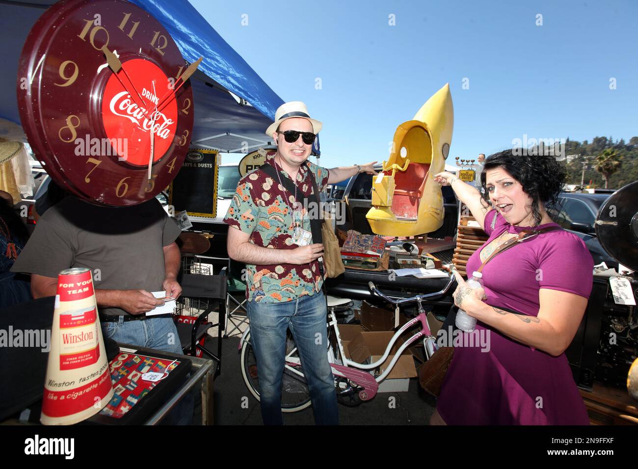 COMMERCIAL IMAGE - Danielle Colby, right, from American Pickers on
