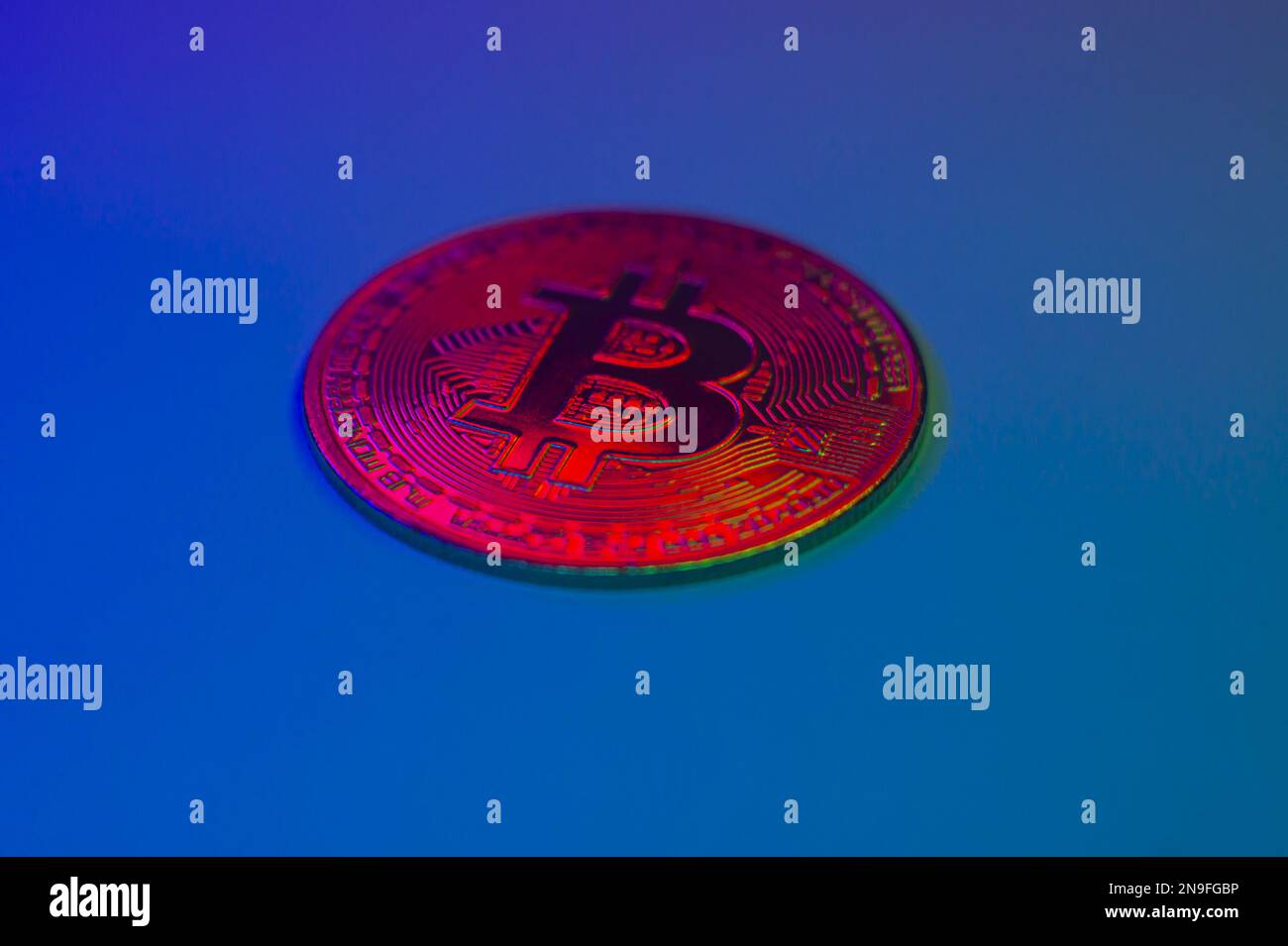 Cryptocurrency red coin hi-res stock photography and images - Alamy