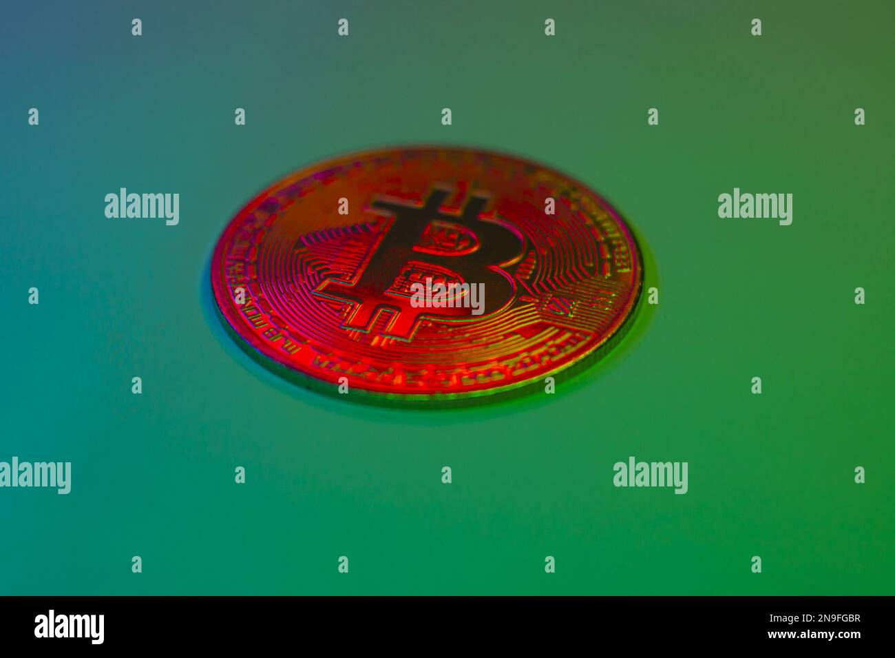 Cryptocurrency red coin hi-res stock photography and images - Alamy