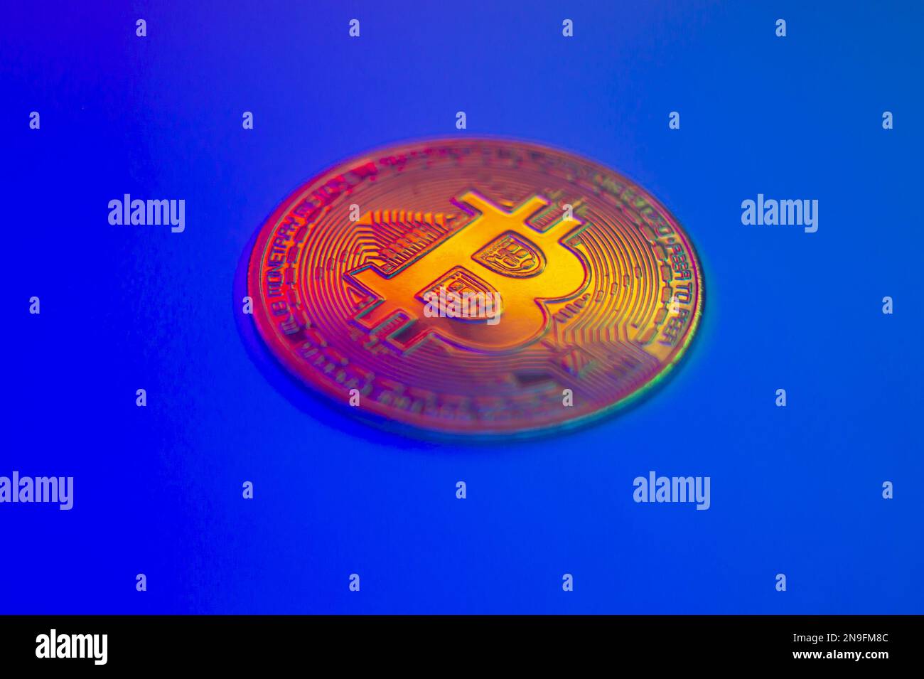 Cryptocurrency red coin hi-res stock photography and images - Alamy
