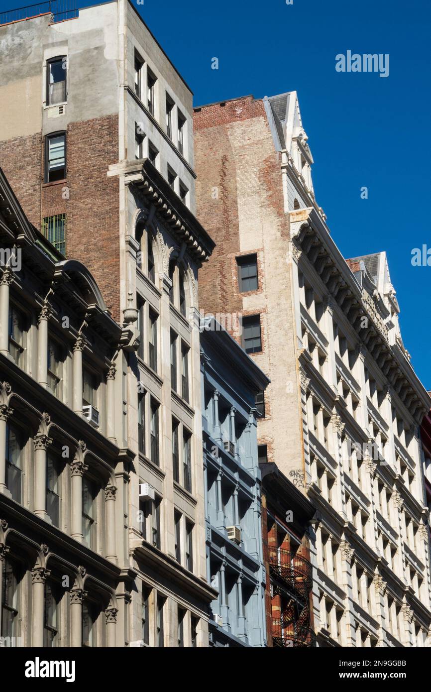 Broadway in SoHo is an historic district, NYC, USA, 2023 Stock Photo