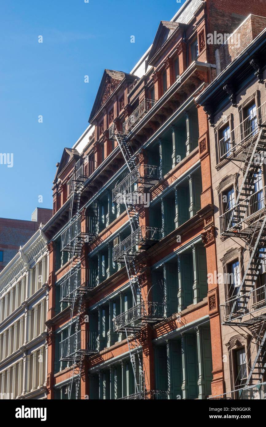 Broadway in SoHo is an historic district, NYC, USA, 2023 Stock Photo