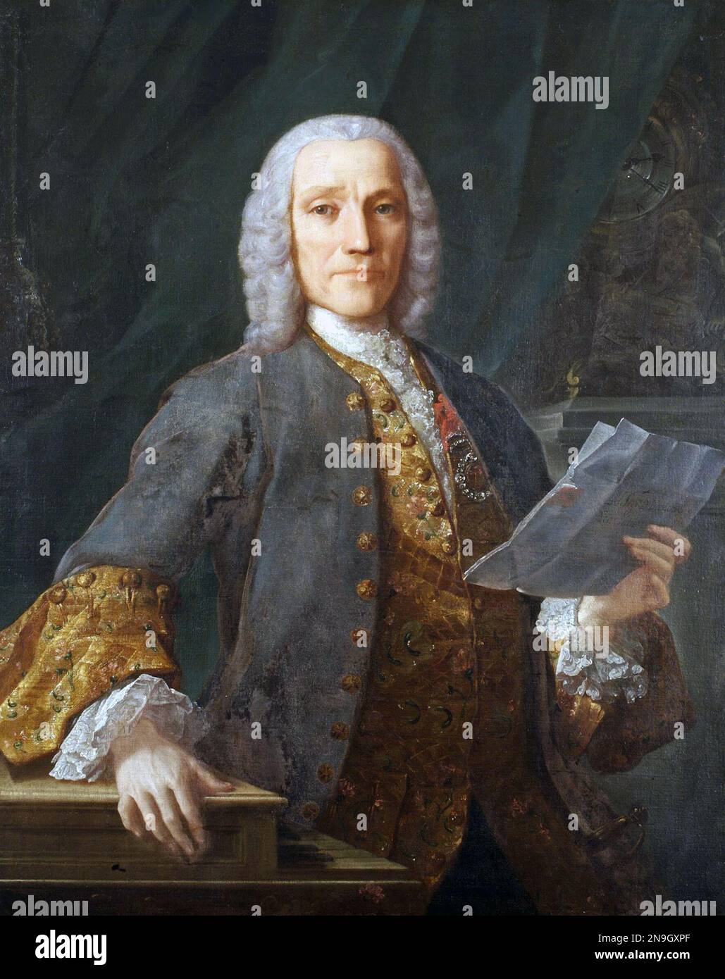 Scarlatti Italian composer, Domingo Antonio Velasco Giuseppe Domenico Scarlatti, (1685 - 1757), Italian composer. Stock Photo