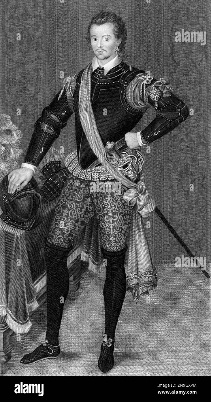 Sir Robert Dudley (1574 – 1649) English explorer Stock Photo