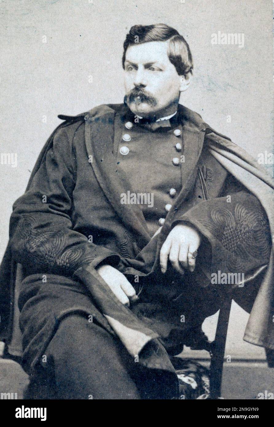 George Brinton McClellan (1826 – 1885) American soldier, Civil War Union general Stock Photo