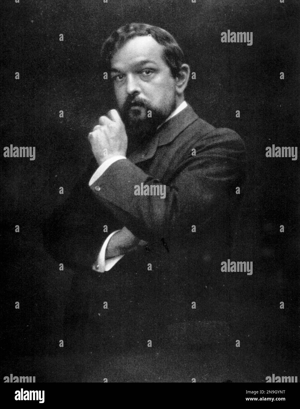 Claude Debussy, (1862 – 1918) French composer. Stock Photo