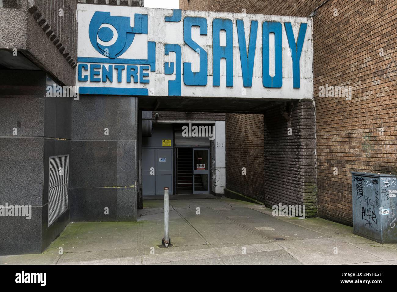 Entrance to the Savoy Shopping Centre, Glasgow city centre, Scotland