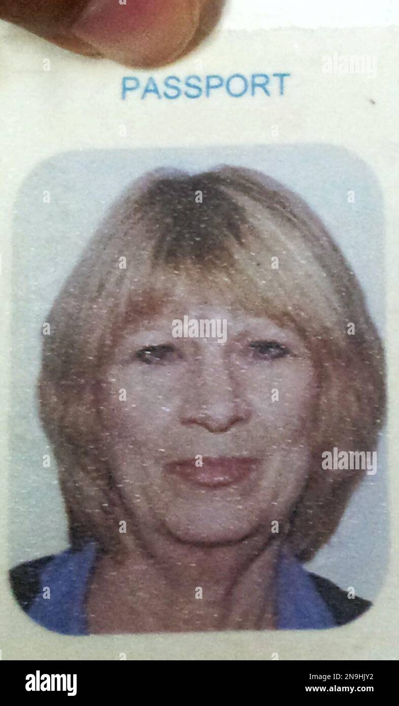 In this photo taken from a passport shown at a police station in Phuket, Thailand, Wednesday