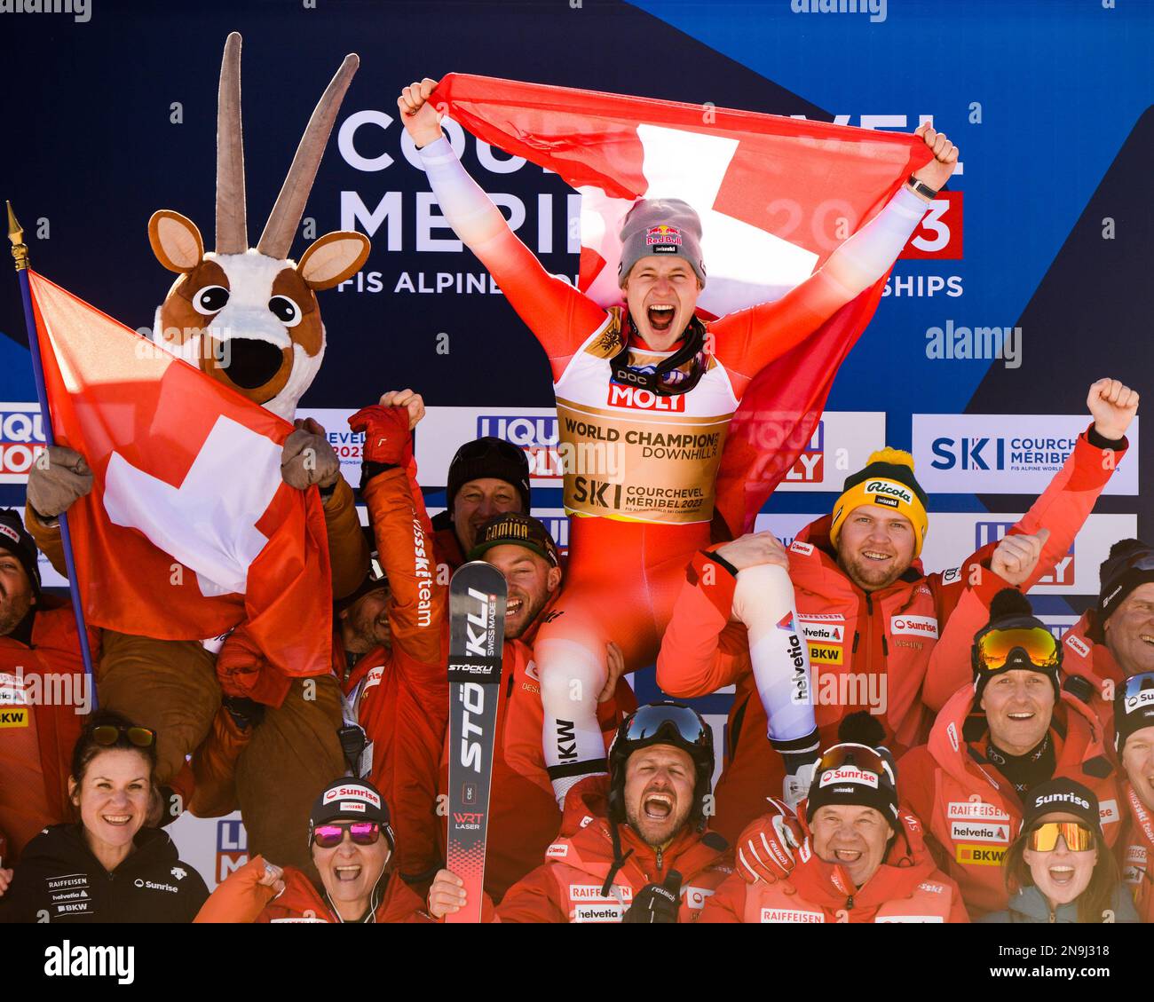 World ski championships 2023 alpine hires stock photography and images