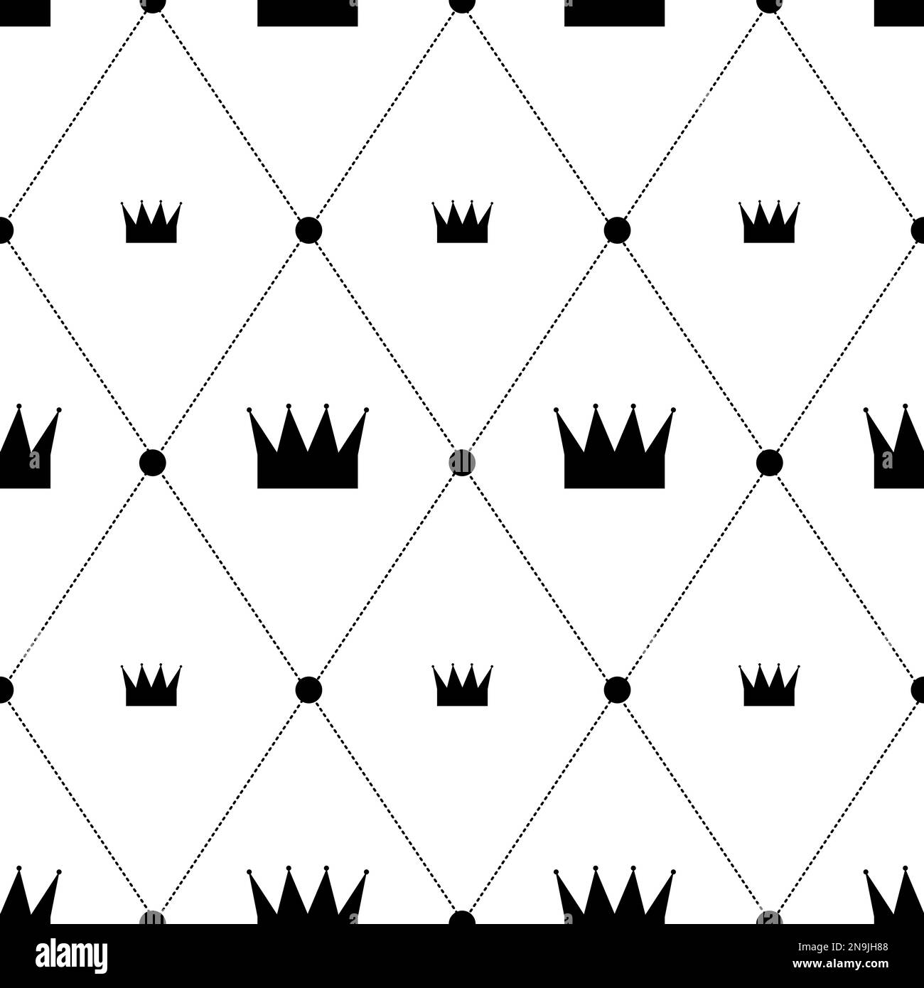 Crown wallpaper Black and White Stock Photos & Images - Alamy