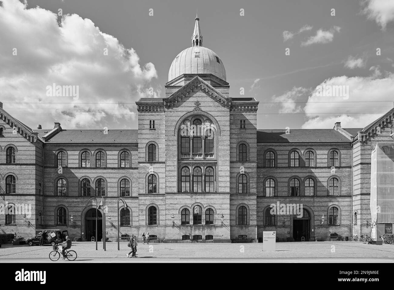 Centre for Health and Society (CSS), City Campus, University of Copenhagen (former Copenhagen Municipal Hospital building); Denmark Stock Photo