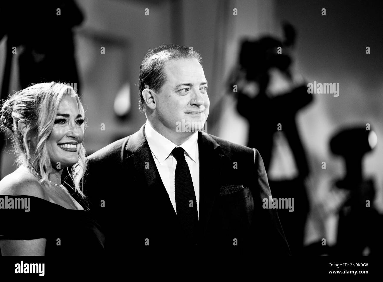 Il cast di "The Whale" sul red carpet di Venezia 79, La Biennale di