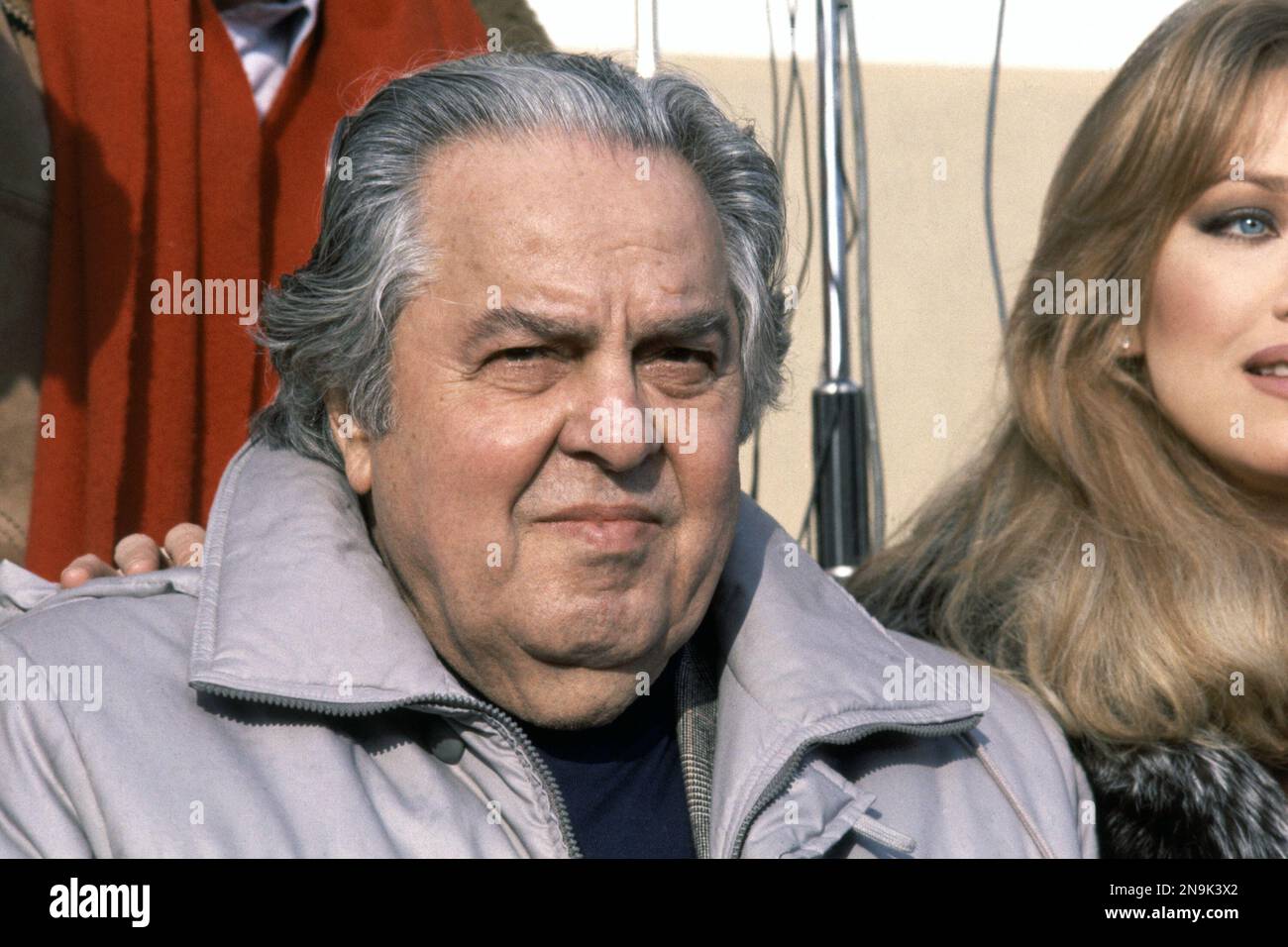 American film producer Albert Broccoli, known as Cubby Broccoli, famous for his run of James