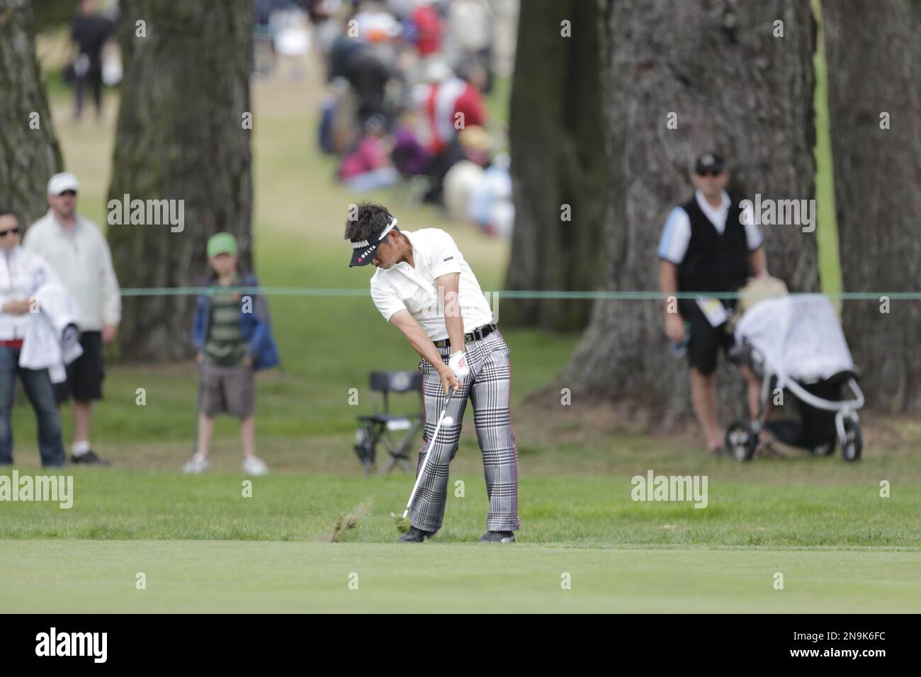 Hiroyuki Fujita, of Japan,during the fourth round of the U.S. Open
