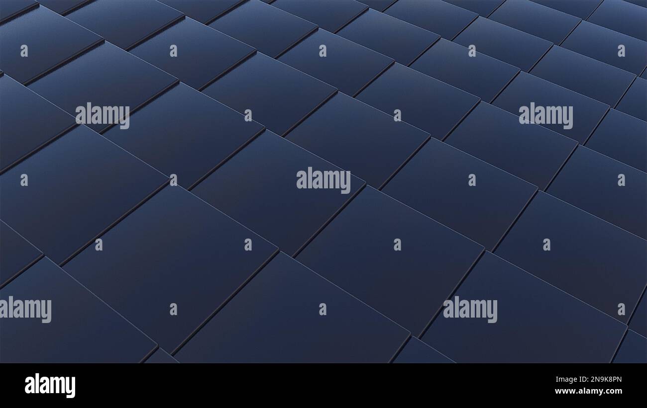 Blue cubes. Computer generated 3d render Stock Photo - Alamy
