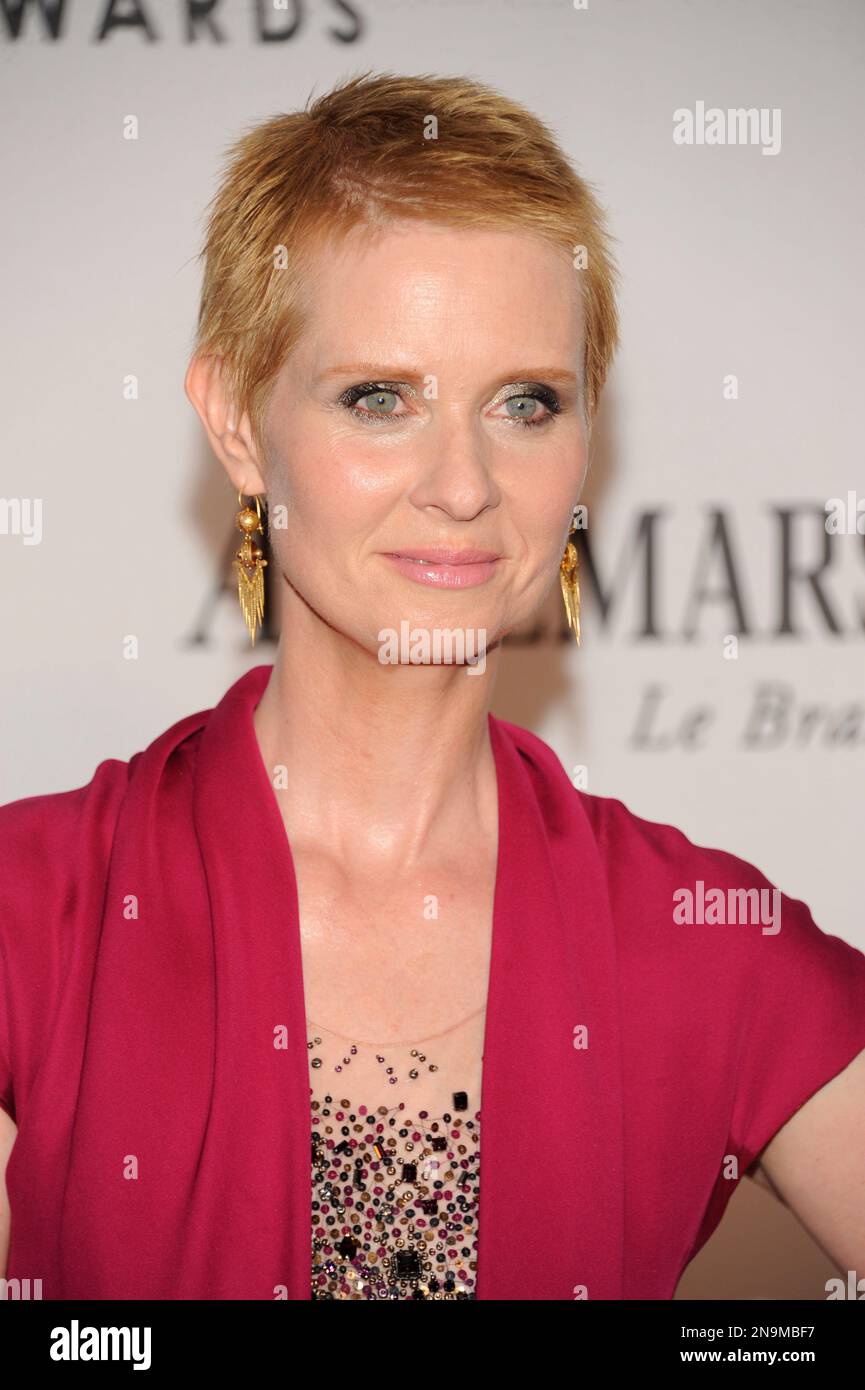 Cynthia Nixon Arrives At The 66th Annual Tony Awards On Sunday June 10