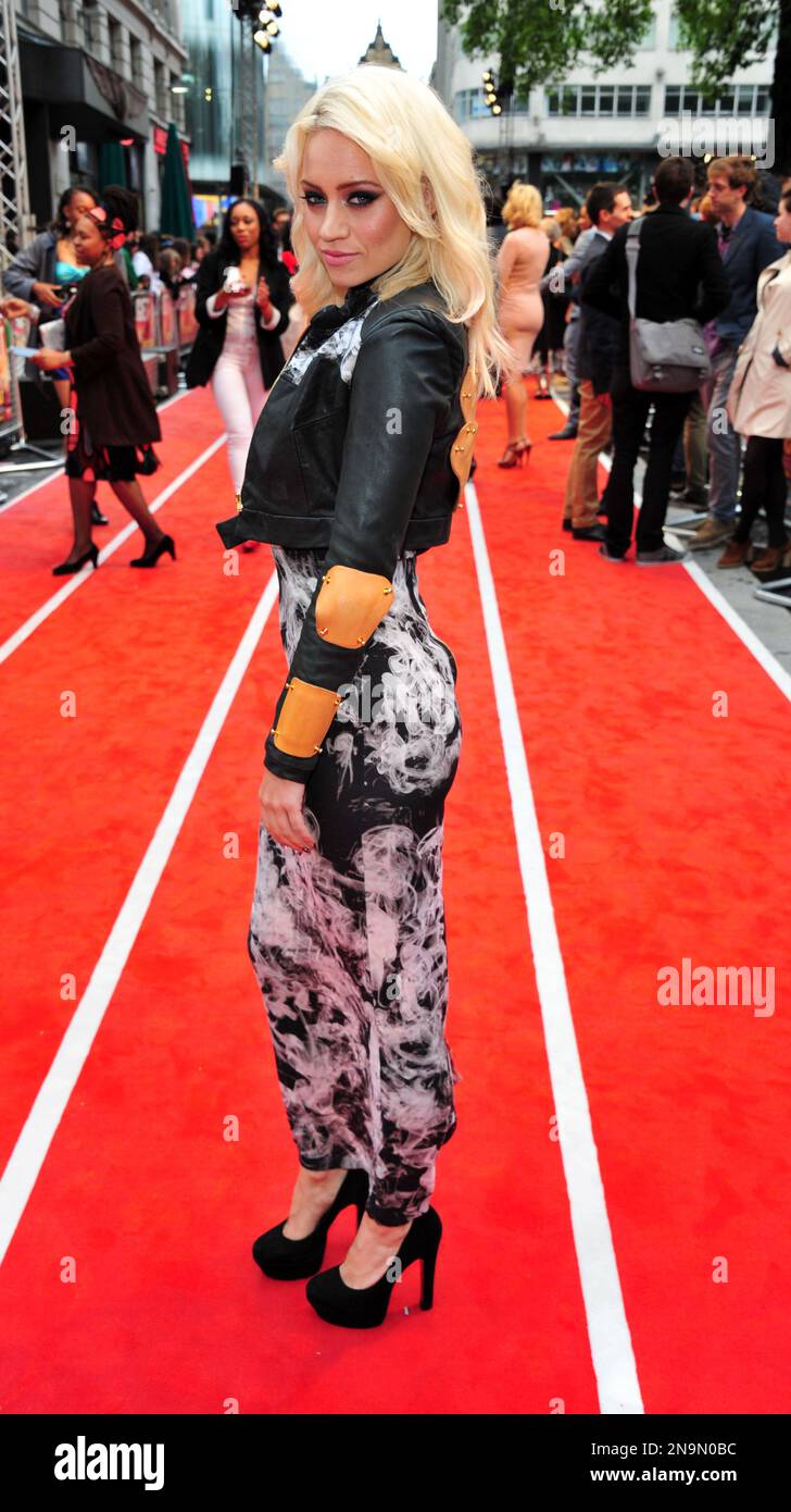 Kimberly Wyatt arrives at the Fast Girls World Premiere at Odeon West ...