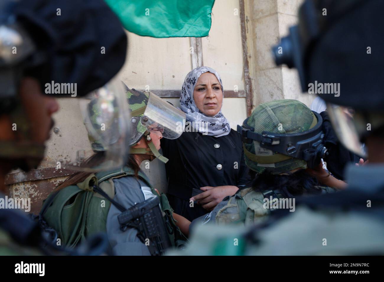 In this Tuesday, June 5, 2012 photo, Israeli border policewomen