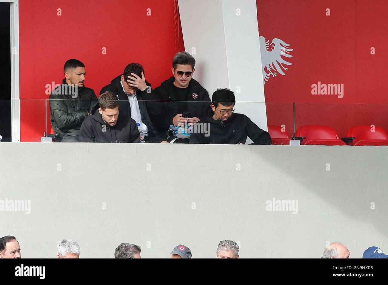 Oliveira de Azemeis, Portugal. 12th Feb, 2023. Kazu (Oliveirense)  Football/Soccer : Portugal Liga Portugal 2 SABSEG match between UD  Oliveirense 2-1 FC Porto B at the Estadio Carlos Osorio in Oliveira de