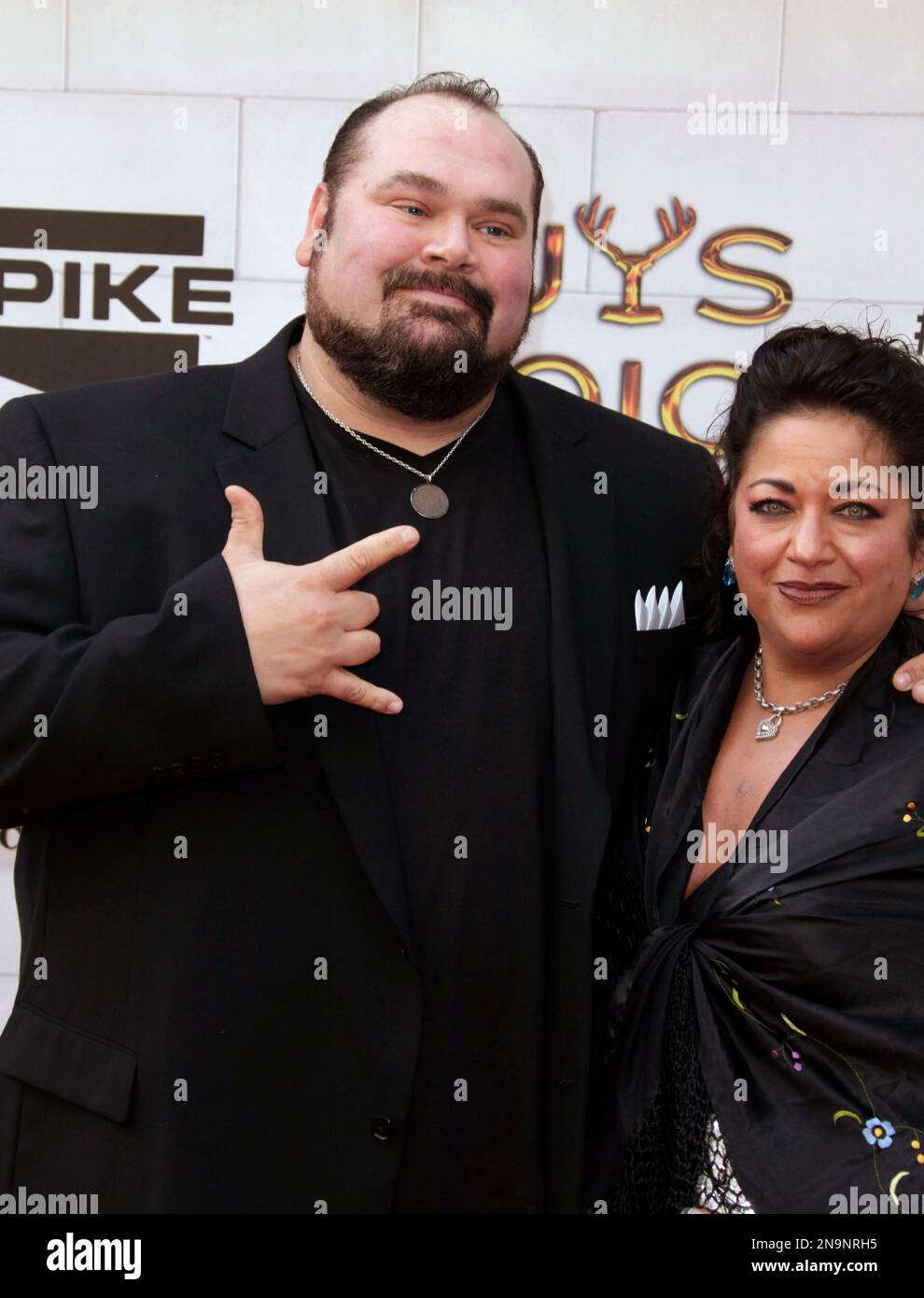 Ric Savage, left, and Rita Savage arrive at the 2012 Guys Choice Awards