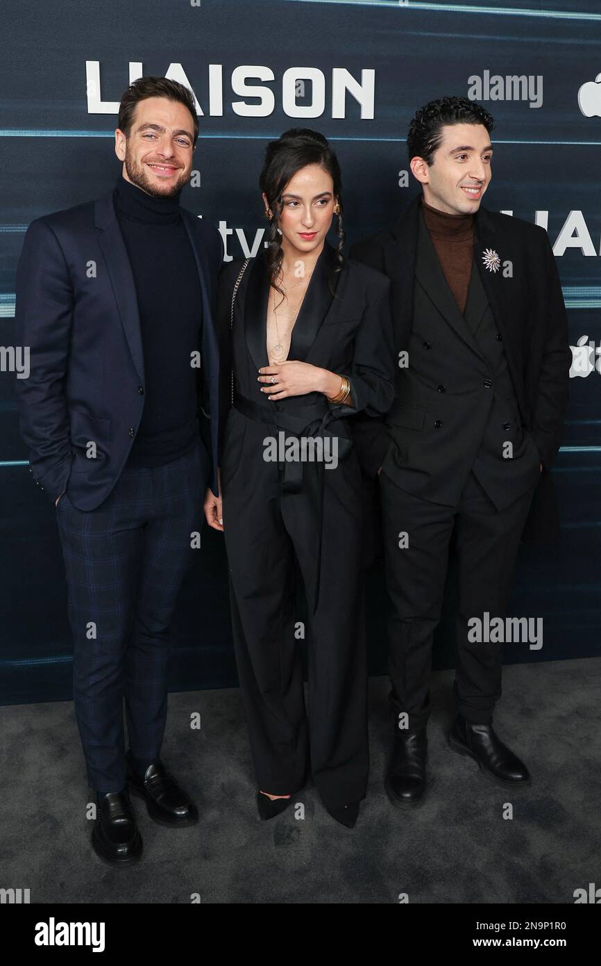 Marco Horanieh, Lyna Dubarry, and Aziz Dyab attend 'Liaison' Apple