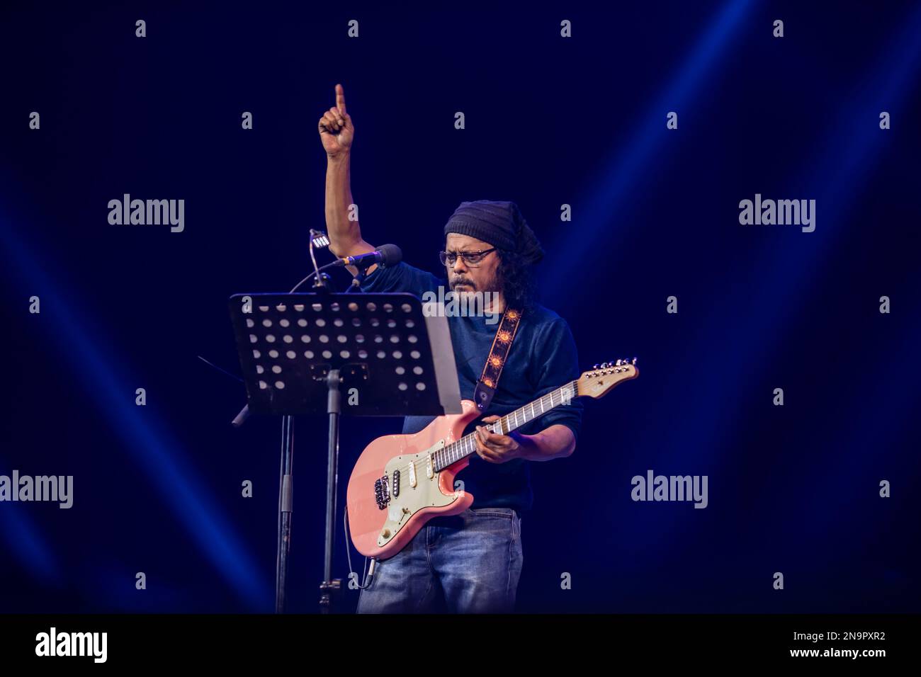 Dhaka, Bangladesh. 11th Feb, 2023. Singer-songwriter, Faruq Mahfuz Anam ...