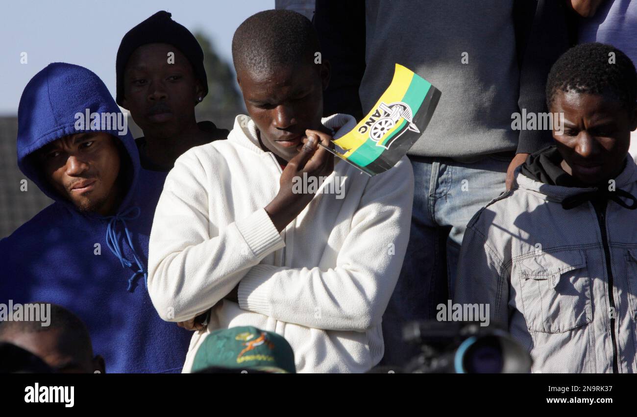 Young Awb Weerstandsbeweging Supporter Holds Flag Editorial Stock Photo -  Stock Image